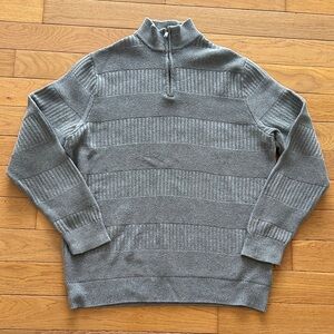 Chaps 1/4 zip sweater